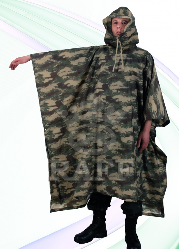 CAMOUFLAGE PONCHO 077